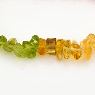 Armband mit Amethyst, Citrin und Peridot, nachhaltiger second hand Schmuck perfekt aufgearbeitet