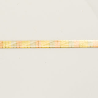 Armband aus 585 Gelb-, Rot- und Weißgold, nachhaltiger second hand Schmuck perfekt aufgearbeitet