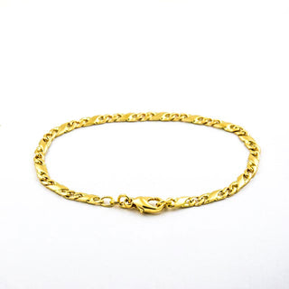 FBM Armband aus 585 Gelb- und Weißgold, nachhaltiger second hand Schmuck perfekt aufgearbeitet