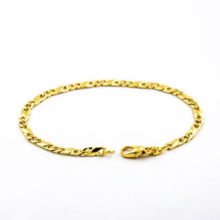 FBM Armband aus 585 Gelb- und Weißgold, nachhaltiger second hand Schmuck perfekt aufgearbeitet