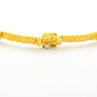 Lapponia Brillantarmband aus 750 Gelbgold/Platin, nachhaltiger second hand Schmuck perfekt aufgearbeitet