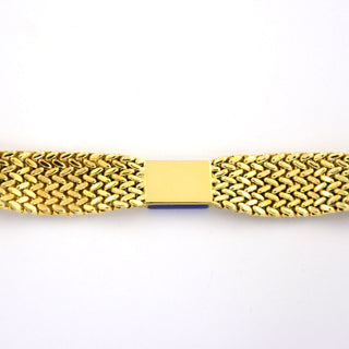 Armband aus 585 Gelbgold mit Lapislazuli, nachhaltiger second hand Schmuck perfekt aufgearbeitet