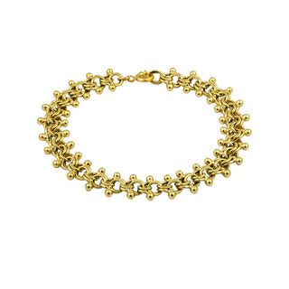 Armband aus 585 Gelbgold, 20cm, nachhaltiger second hand Schmuck perfekt aufgearbeitet