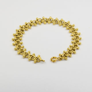 Armband aus 585 Gelbgold, 20cm, nachhaltiger second hand Schmuck perfekt aufgearbeitet