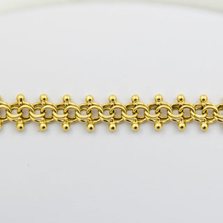 Armband aus 585 Gelbgold, 20cm, nachhaltiger second hand Schmuck perfekt aufgearbeitet