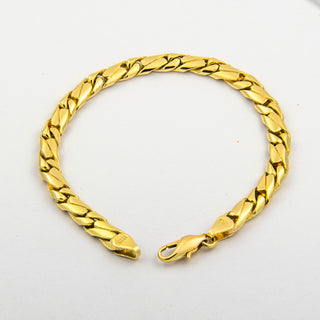 Armband aus 585 Gelbgold, 20 cm, nachhaltiger second hand Schmuck perfekt aufgearbeitet