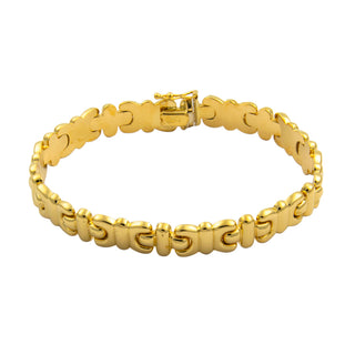 Armband aus 750 Gelbgold, nachhaltiger second hand Schmuck perfekt aufgearbeitet