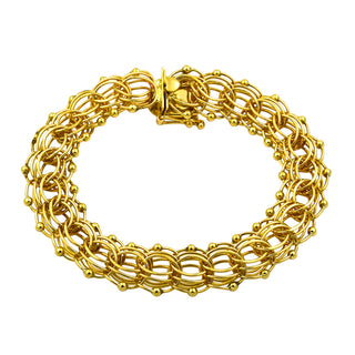 Armband aus 585 Gelbgold, 20cm, nachhaltiger second hand Schmuck perfekt aufgearbeitet