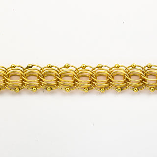 Armband aus 585 Gelbgold, 20cm, nachhaltiger second hand Schmuck perfekt aufgearbeitet