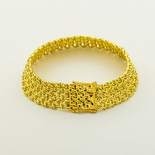 Armband aus 585 Gelbgold, nachhaltiger second hand Schmuck perfekt aufgearbeitet