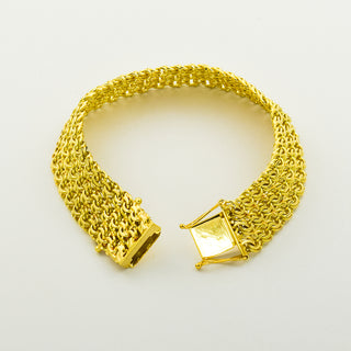 Armband aus 585 Gelbgold, nachhaltiger second hand Schmuck perfekt aufgearbeitet