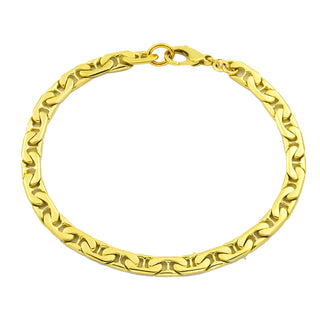 Armband aus 585 Gelbgold, 23cm, nachhaltiger second hand Schmuck perfekt aufgearbeitet