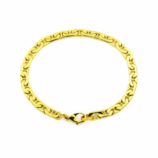 Armband aus 585 Gelbgold, 23cm, nachhaltiger second hand Schmuck perfekt aufgearbeitet
