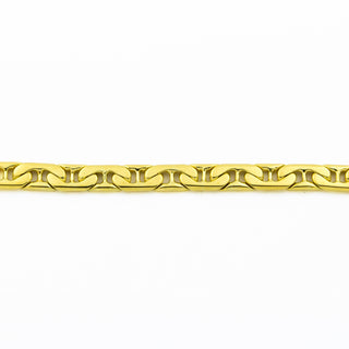 Armband aus 585 Gelbgold, 23cm, nachhaltiger second hand Schmuck perfekt aufgearbeitet