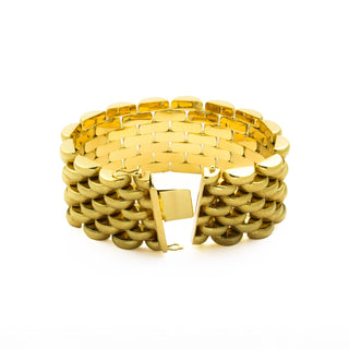 Armband aus 585 Gelbgold, 19,5cm, nachhaltiger second hand Schmuck perfekt aufgearbeitet