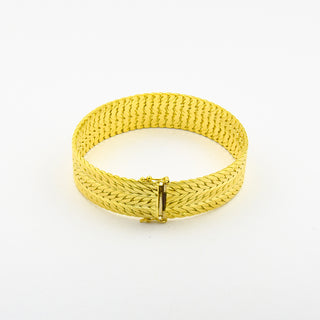 Armband aus 585 Gelbgold, nachhaltiger second hand Schmuck perfekt aufgearbeitet