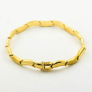 Armband aus 585 Gelbgold, nachhaltiger second hand Schmuck perfekt aufgearbeitet
