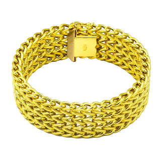 Armband aus 585 Gelbgold, nachhaltiger second hand Schmuck perfekt aufgearbeitet