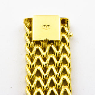 Armband aus 585 Gelbgold, nachhaltiger second hand Schmuck perfekt aufgearbeitet