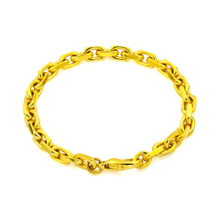 FBM Armband aus 750 Gelbgold, nachhaltiger second hand Schmuck perfekt aufgearbeitet