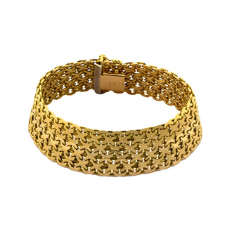 Armband aus 750 Gelbgold, nachhaltiger second hand Schmuck perfekt aufgearbeitet
