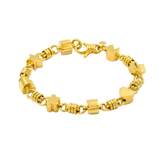 Armband aus 750 Gelbgold, nachhaltiger second hand Schmuck perfekt aufgearbeitet