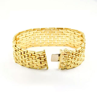 Armband aus 585 Gelbgold, nachhaltiger second hand Schmuck perfekt aufgearbeitet