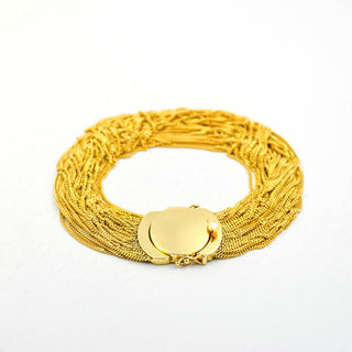 Armband aus 750 Gelbgold, nachhaltiger second hand Schmuck perfekt aufgearbeitet