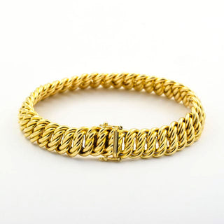 Armband aus 585 Gelbgold, nachhaltiger second hand Schmuck perfekt aufgearbeitet