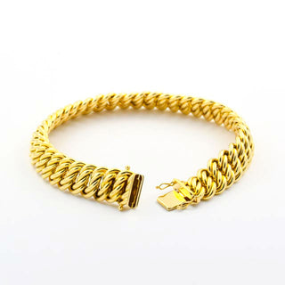 Armband aus 585 Gelbgold, nachhaltiger second hand Schmuck perfekt aufgearbeitet