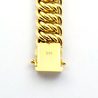 Armband aus 585 Gelbgold, nachhaltiger second hand Schmuck perfekt aufgearbeitet