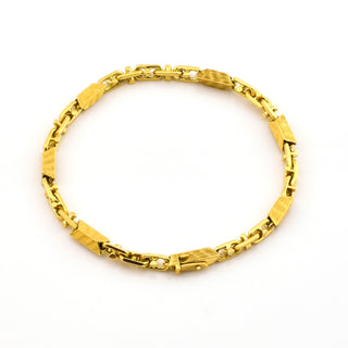 Armband aus 750 Gelbgold, nachhaltiger second hand Schmuck perfekt aufgearbeitet