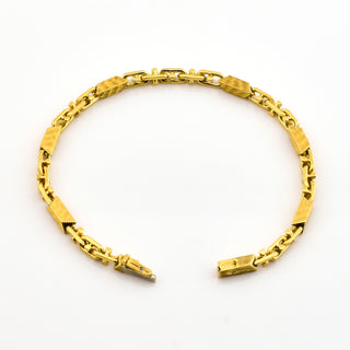 Armband aus 750 Gelbgold, nachhaltiger second hand Schmuck perfekt aufgearbeitet