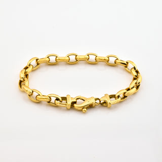 Armband aus 750 Gelbgold, nachhaltiger second hand Schmuck perfekt aufgearbeitet