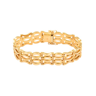 Armband aus 750 Gelbgold, nachhaltiger second hand Schmuck perfekt aufgearbeitet