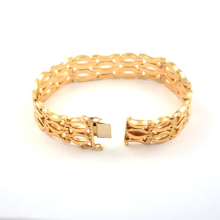 Armband aus 750 Gelbgold, nachhaltiger second hand Schmuck perfekt aufgearbeitet