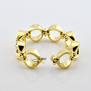 Armband aus 585 Gelbgold, nachhaltiger second hand Schmuck perfekt aufgearbeitet