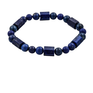 Armband mit Lapislazuli, nachhaltiger second hand Schmuck perfekt aufgearbeitet