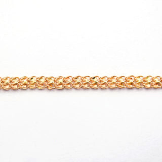 Granatarmband aus 585 Roségold, nachhaltiger second hand Schmuck perfekt aufgearbeitet