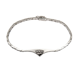 Brillantarmband aus 585 Weißgold, nachhaltiger second hand Schmuck perfekt aufgearbeitet