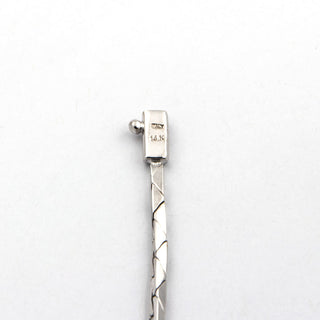 Brillantarmband aus 585 Weißgold, nachhaltiger second hand Schmuck perfekt aufgearbeitet