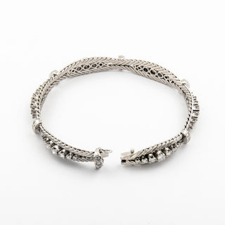 Brillantarmband aus 750 Weißgold, nachhaltiger second hand Schmuck perfekt aufgearbeitet