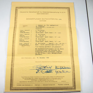 Brillantarmband aus 750 Weißgold, nachhaltiger second hand Schmuck perfekt aufgearbeitet