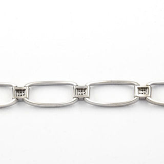 Brillantarmband aus 585 Weißgold, nachhaltiger second hand Schmuck perfekt aufgearbeitet