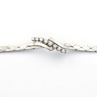 Brillantarmband aus 585 Weißgold, nachhaltiger second hand Schmuck perfekt aufgearbeitet