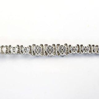 Brillantarmband aus 585 Weißgold, nachhaltiger second hand Schmuck perfekt aufgearbeitet