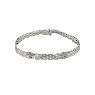 Brillantarmband aus 585 Weißgold, nachhaltiger second hand Schmuck perfekt aufgearbeitet