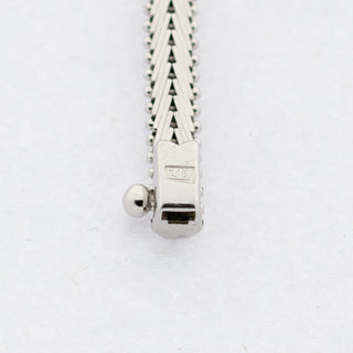 Armband aus 750 Weißgold mit Rubin und Brillant, 1970er Jahre, nachhaltiger second hand Schmuck perfekt aufgearbeitet