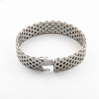 Armband aus 585 Weißgold, nachhaltiger second hand Schmuck perfekt aufgearbeitet