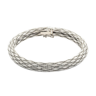 Armband aus 750 Weißgold, nachhaltiger second hand Schmuck perfekt aufgearbeitet